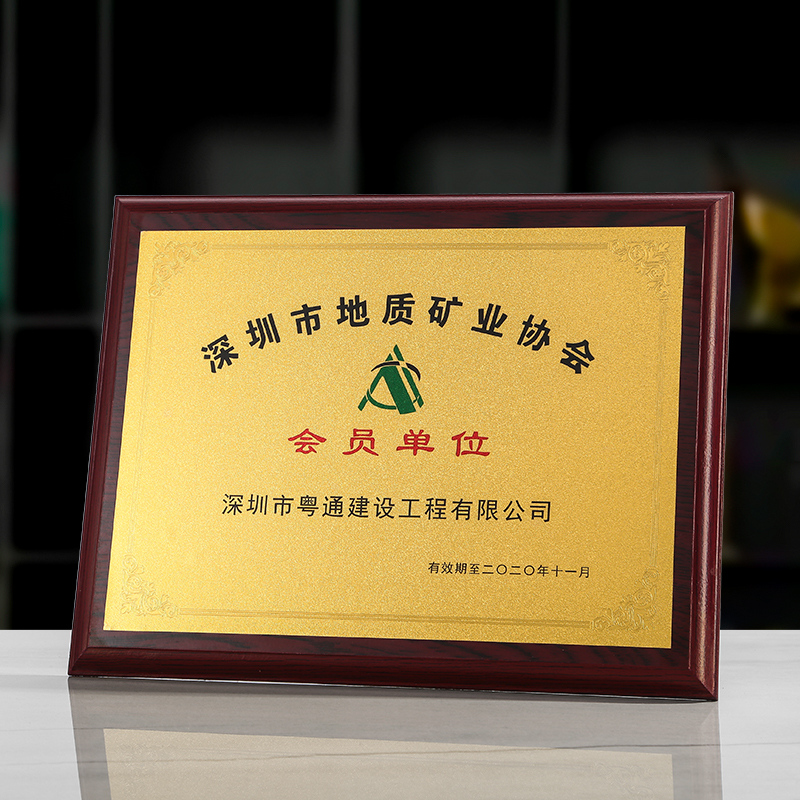 獎牌定做銅牌定制不銹鋼授權(quán)證書榮譽牌金箔獎牌木質(zhì)木托牌匾制