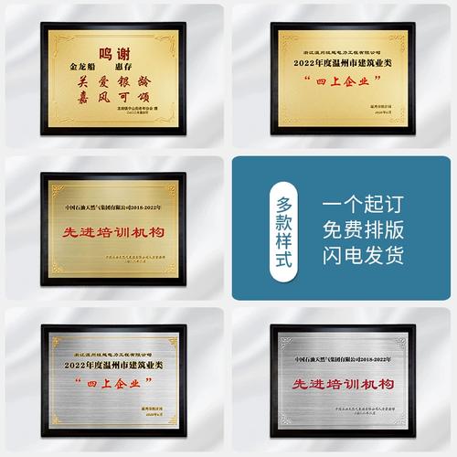 不銹鋼鈦金屬獎(jiǎng)牌定制 專業(yè)打造商會(huì)榮譽(yù)與加盟標(biāo)識(shí)